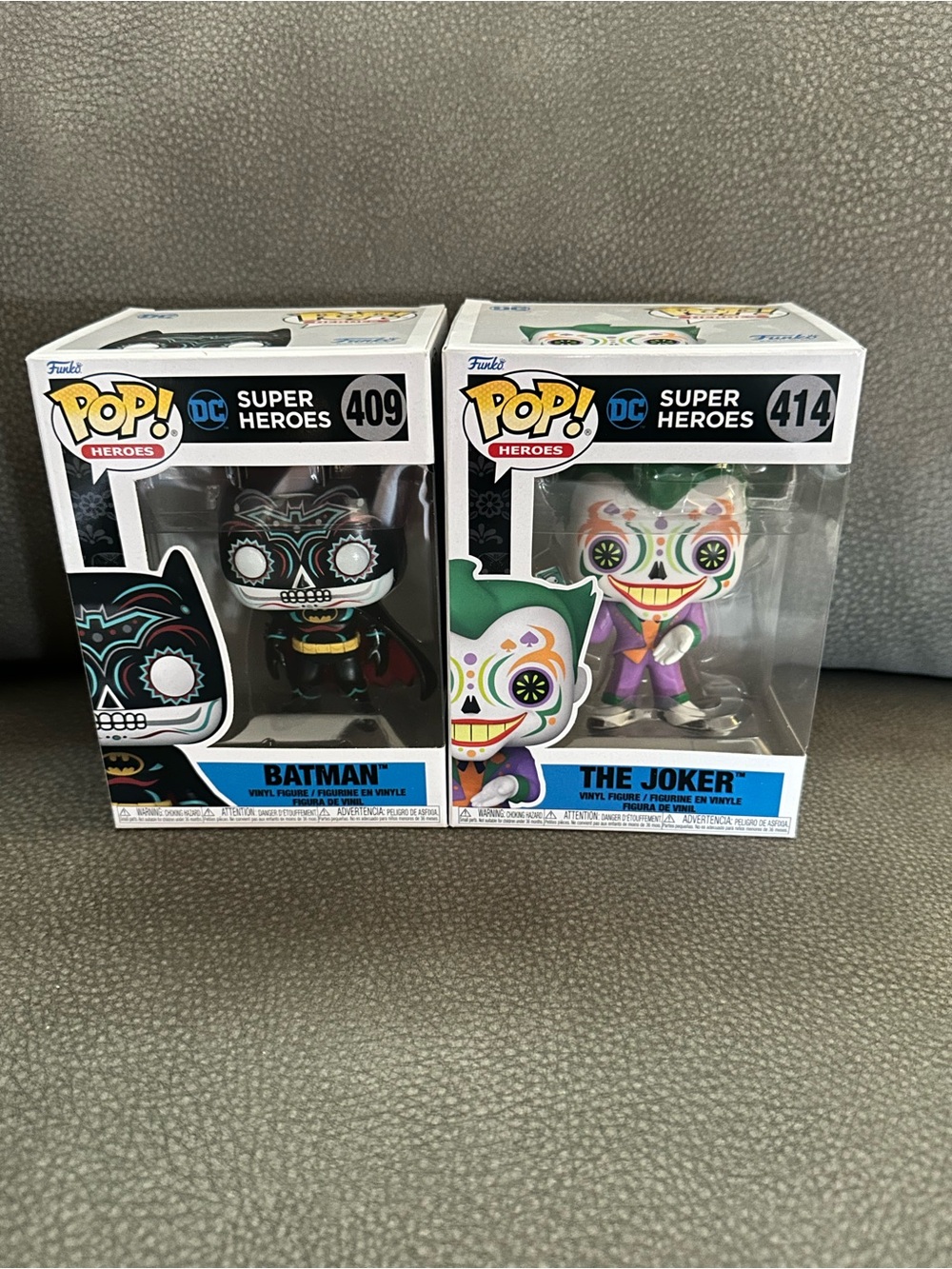 Funko Pop! DC Super Heroes Batman #409 and The Joker #414